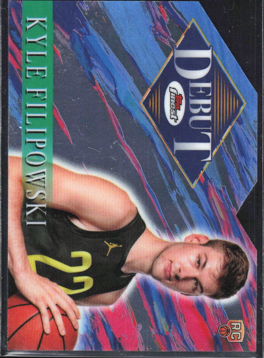 2024-25 Finest #D-12 Kyle Filipowski Debut - framsida