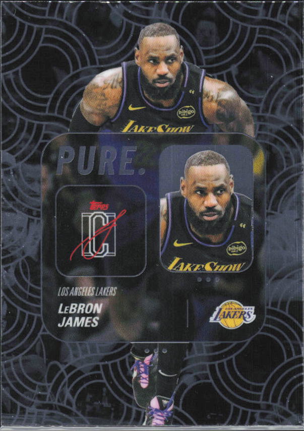 2025-26 Topps Signature Class #PU-1 LeBron James Pure - framsida