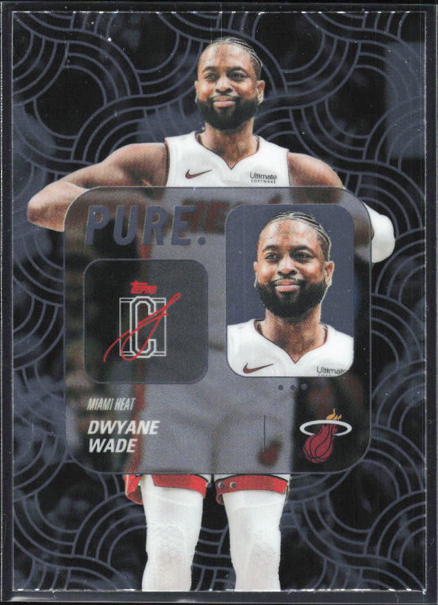 2025-26 Topps Signature Class #PU-14 Dwyane Wade Pure - framsida
