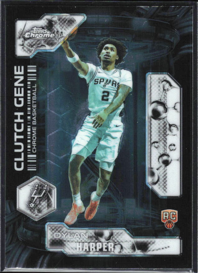 2025-26 Topps Chrome Update #CG-12 Dylan Harper Clutch Gene - framsida