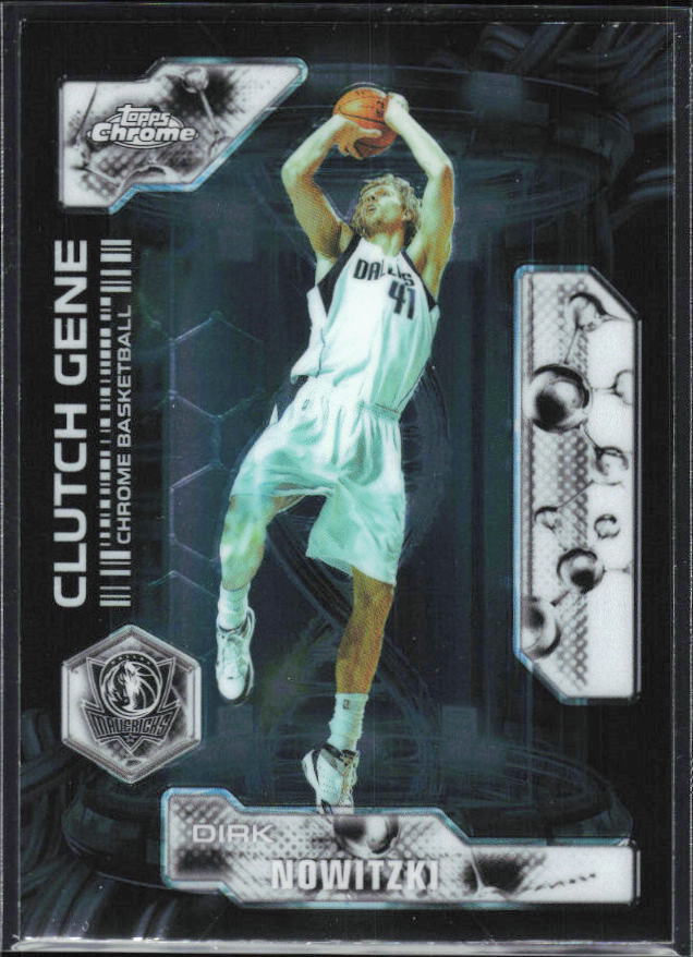 2025-26 Topps Chrome Update #CG-26 Dirk Nowitzki Clutch Gene - framsida