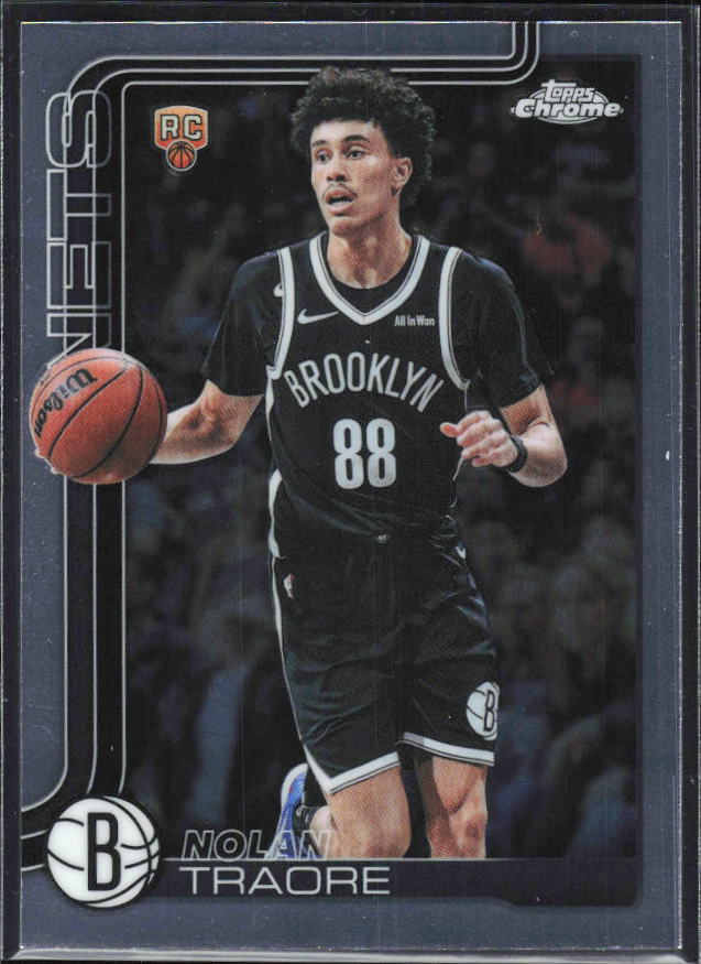 2025-26 Topps Chrome Update #169 Nolan Traore - framsida