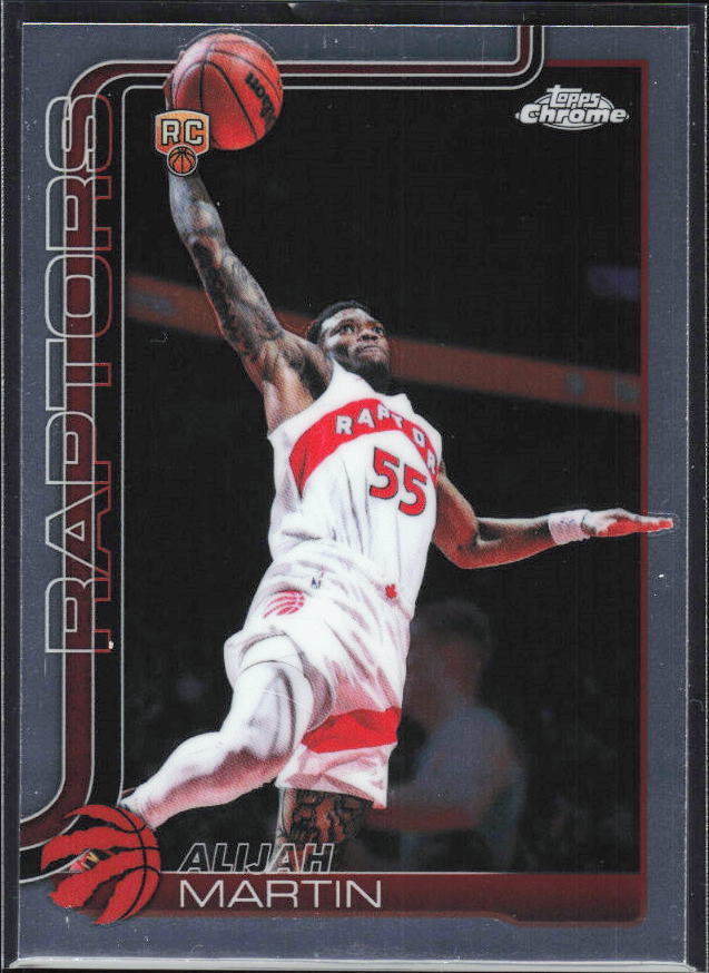 2025-26 Topps Chrome Update #190 Alijah Martin - framsida