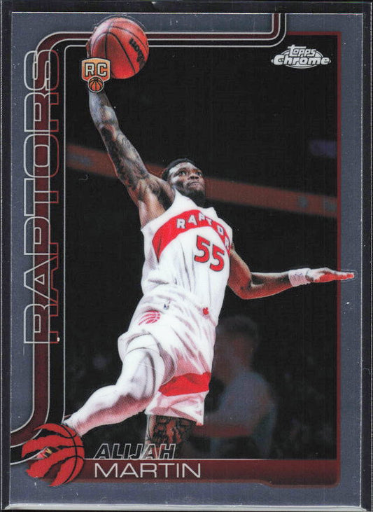 2025-26 Topps Chrome Update #190 Alijah Martin - framsida