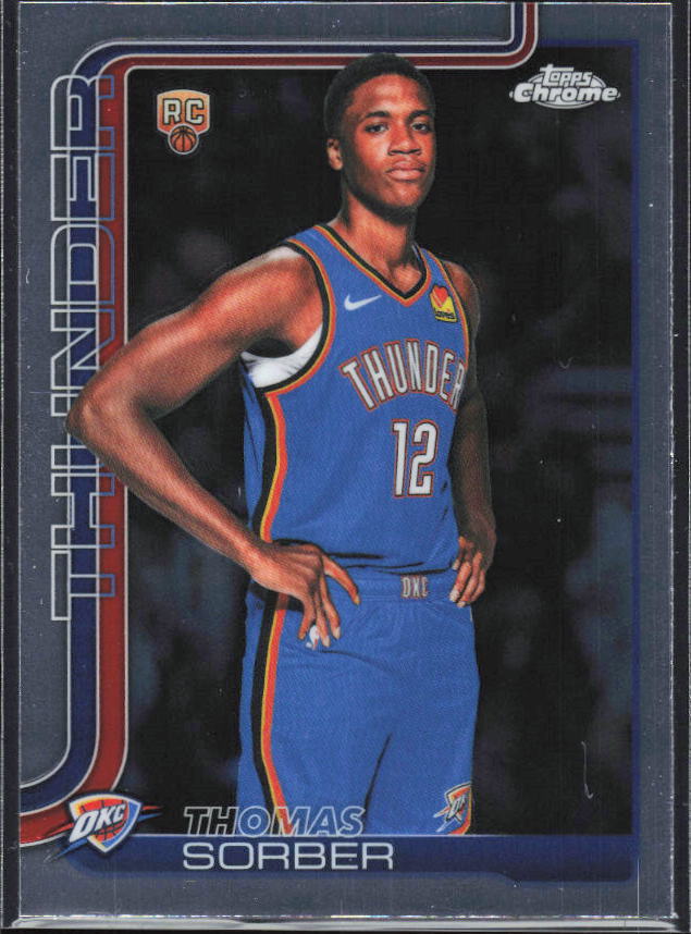 2025-26 Topps Chrome Update #165 Thomas Sorber - framsida
