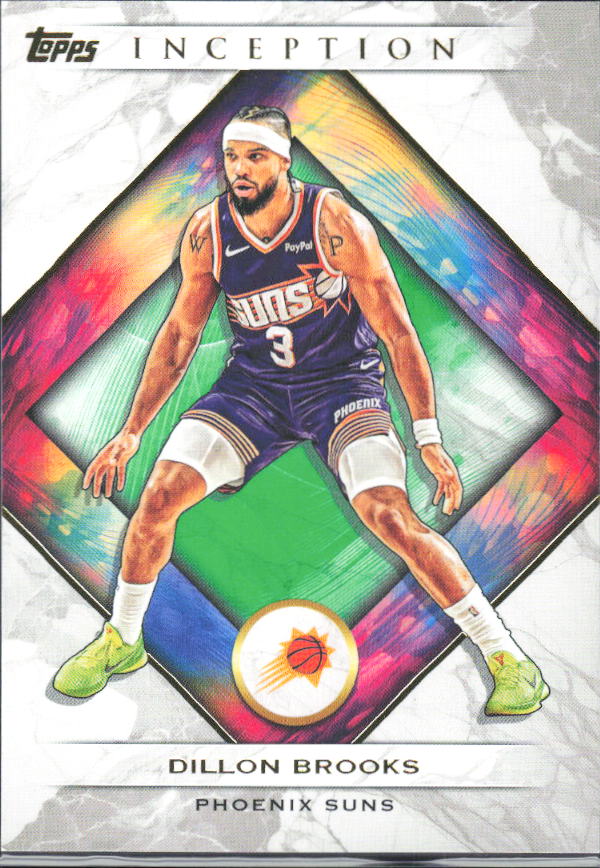 2025-26 Topps Inception #69 Dillon Brooks Green - framsida