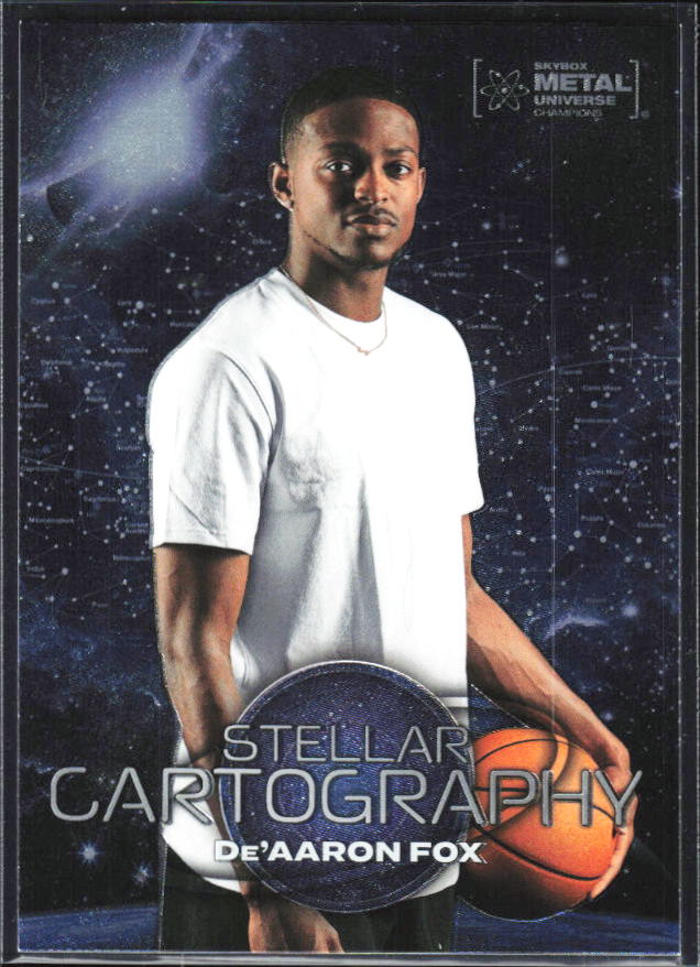 2024 SkyBox Metal Universe Champions #105 De'Aaron Fox - framsida