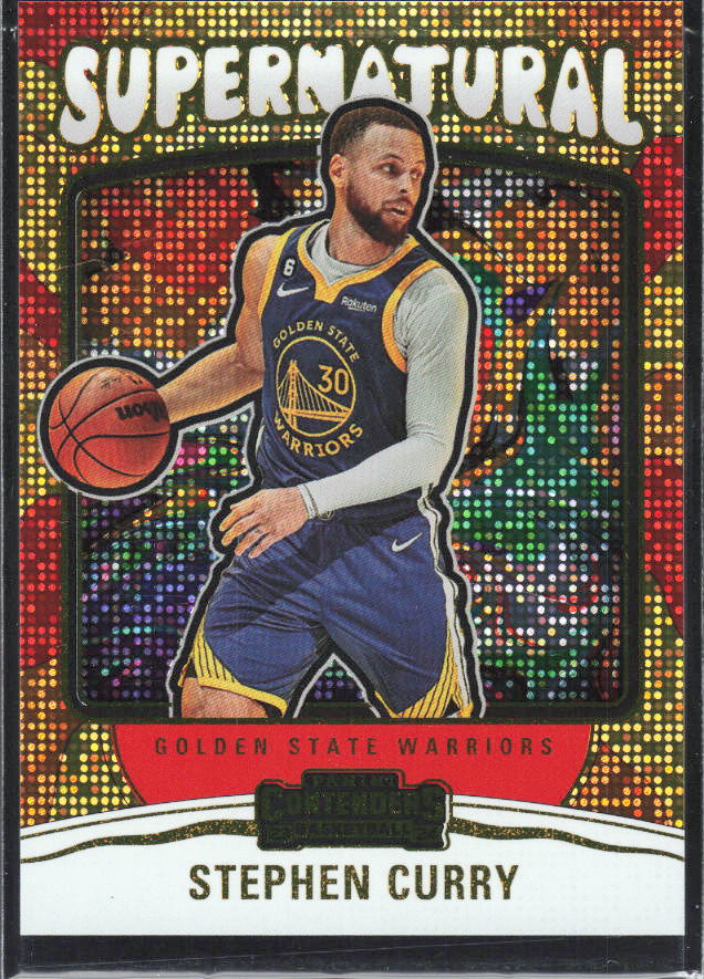 2023-24 Panini Contenders #20 Stephen Curry Supernatural - framsida
