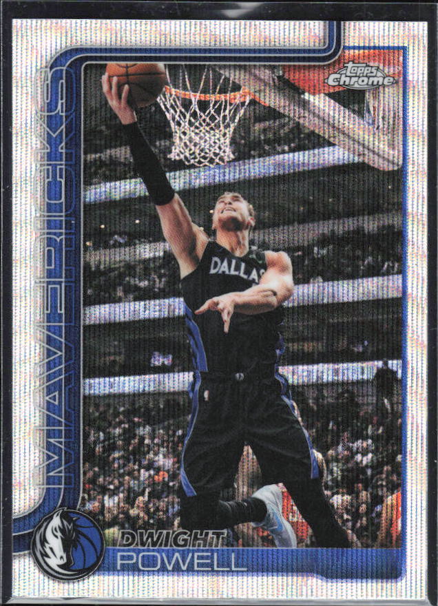 2025-26 Topps Chrome Update #139 Dwight Powell Prism Refractor - framsida