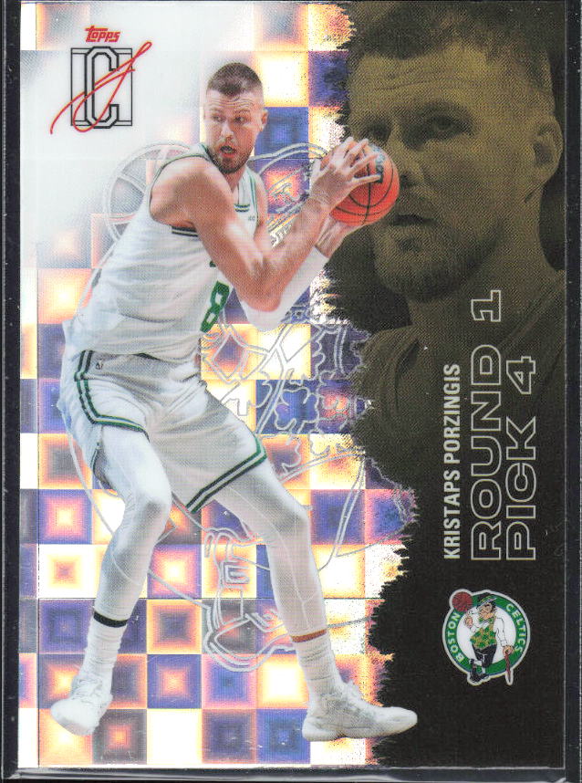 2025-26 Topps Signature Class #88 Kristaps Porzingis Chrome Pandora Refractor - framsida