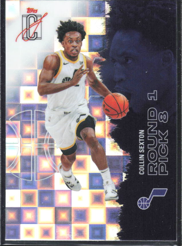 2025-26 Topps Signature Class #85 Collin Sexton Chrome Pandora Refractor - framsida