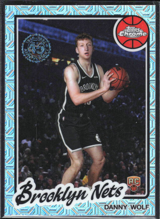 2025-26 Topps #TC-DW Danny Wolf 1980-81 Topps Chrome Basketball - framsida