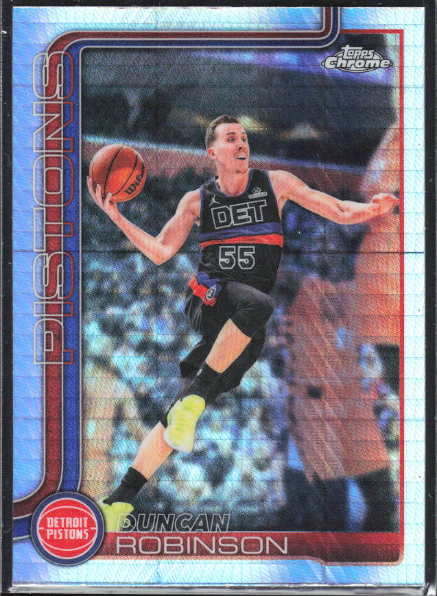 2025-26 Topps Chrome Update #136 Duncan Robinson Prism Refractor - framsida
