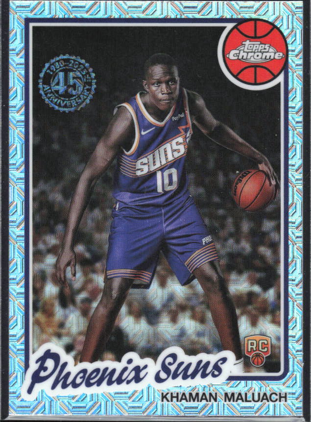 2025-26 Topps #TC-KM Khaman Maluach 1980-81 Topps Chrome Basketball - framsida