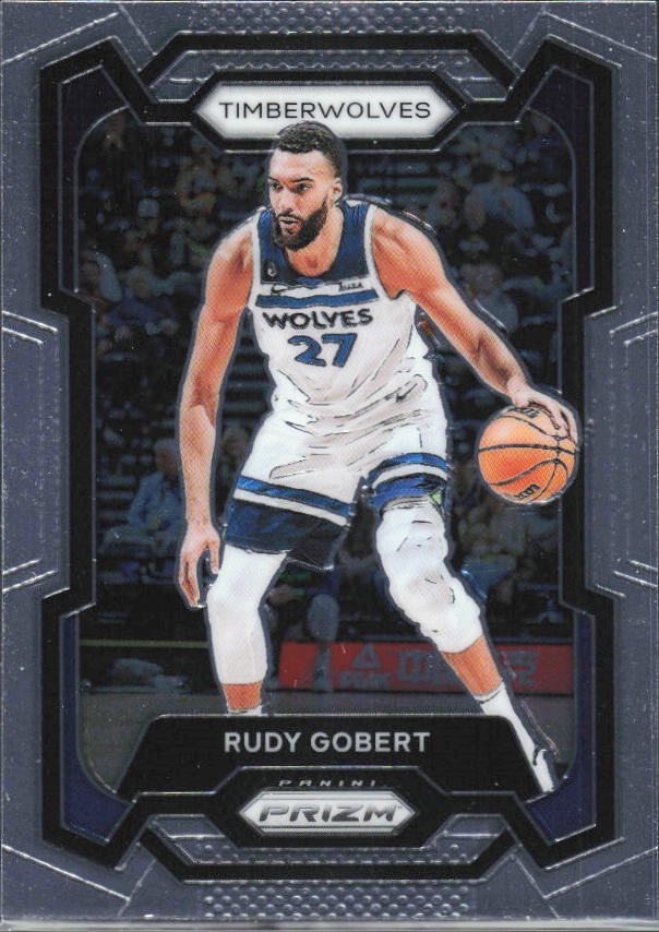 2023-24 Panini Prizm #59 Rudy Gobert - framsida