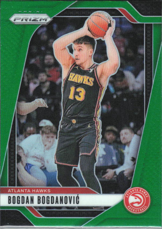 2024-25 Panini Prizm #105 Bogdan Bogdanovic Prizms Green - framsida
