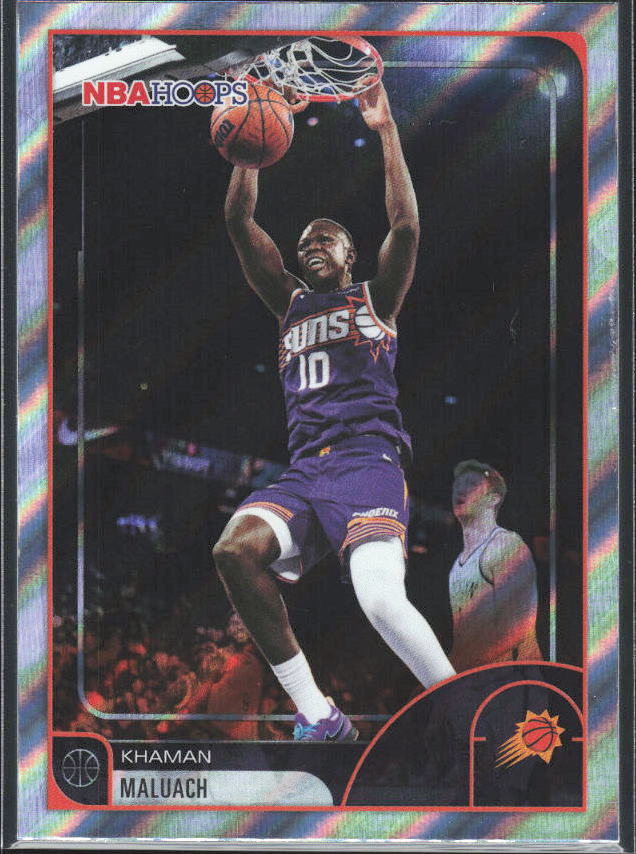 2025-26 Hoops #66 Khaman Maluach Rainbow - framsida