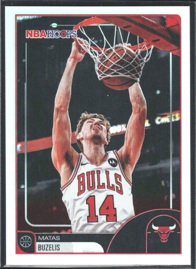 2025-26 Hoops #156 Matas Buzelis - framsida