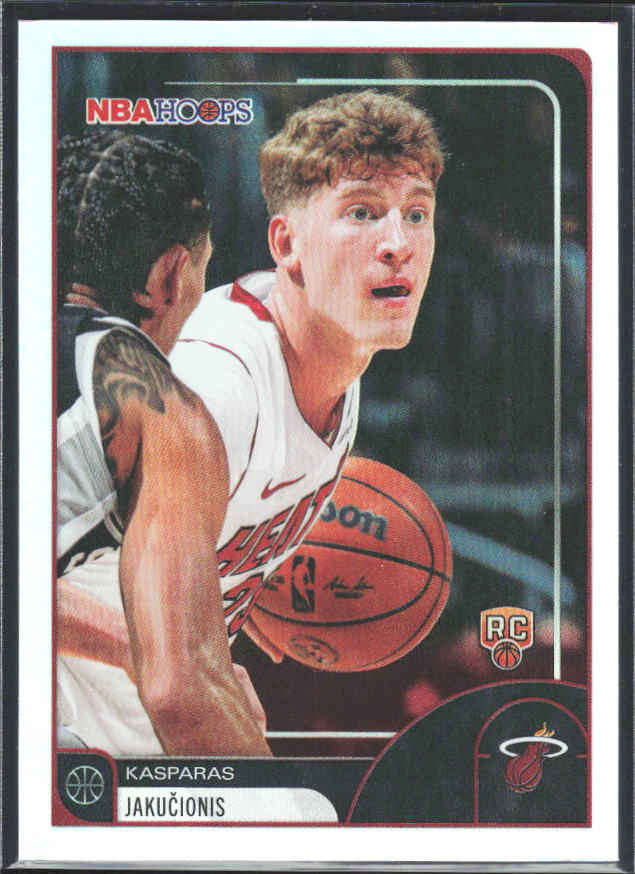 2025-26 Hoops #75 Kasparas Jakučionis - framsida