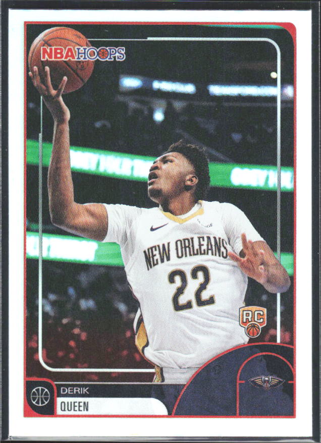 2025-26 Hoops #62 Derik Queen - framsida