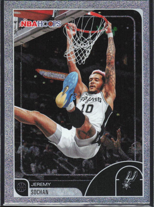 2025-26 Hoops #154 Jeremy Sochan Light Burst - framsida