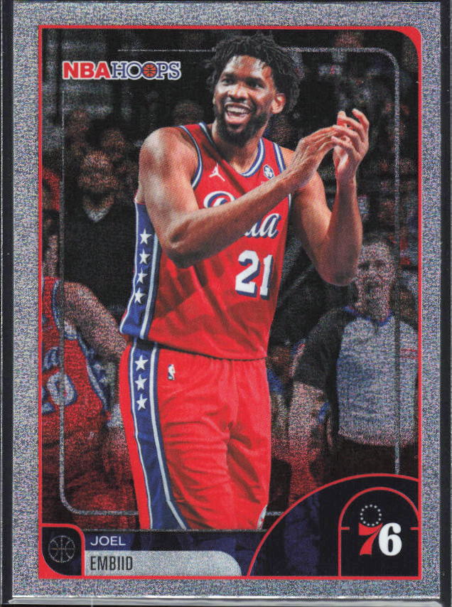 2025-26 Hoops #9 Joel Embiid Light Burst - framsida