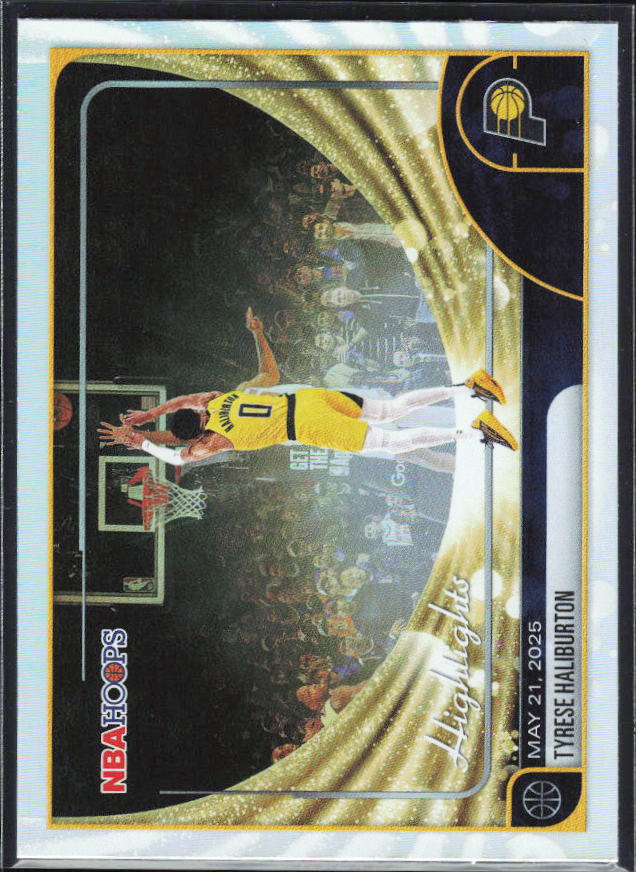 2025-26 Hoops #262 Tyrese Haliburton - framsida