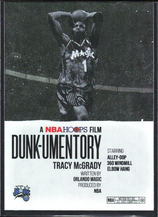 2025-26 Hoops #D-10 Tracy McGrady Dunk-umentory - framsida