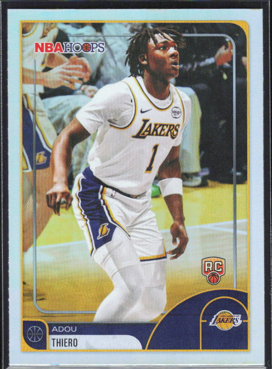 2025-26 Hoops #182 Adou Thiero - framsida