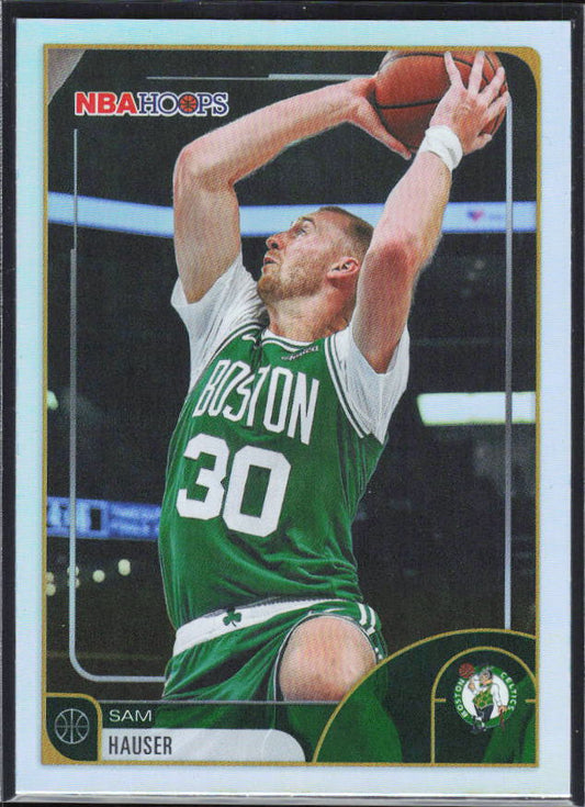 2025-26 Hoops #115 Sam Hauser - framsida
