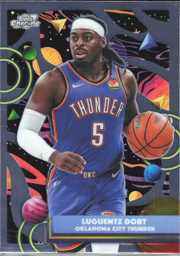 2025-26 Topps Chrome Cosmic #193 Luguentz Dort - framsida