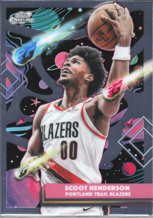 2025-26 Topps Chrome Cosmic #185 Scoot Henderson - framsida