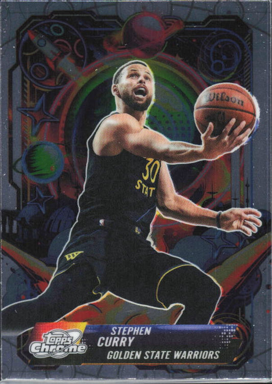 2025-26 Topps Chrome Cosmic #PRP-3 Stephen Curry Propulsion - framsida