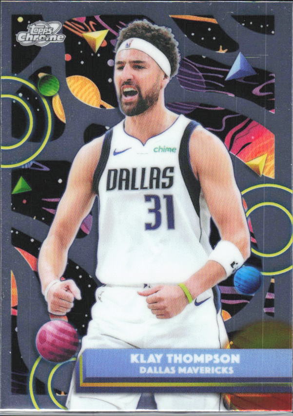 2025-26 Topps Chrome Cosmic #22 Klay Thompson - framsida