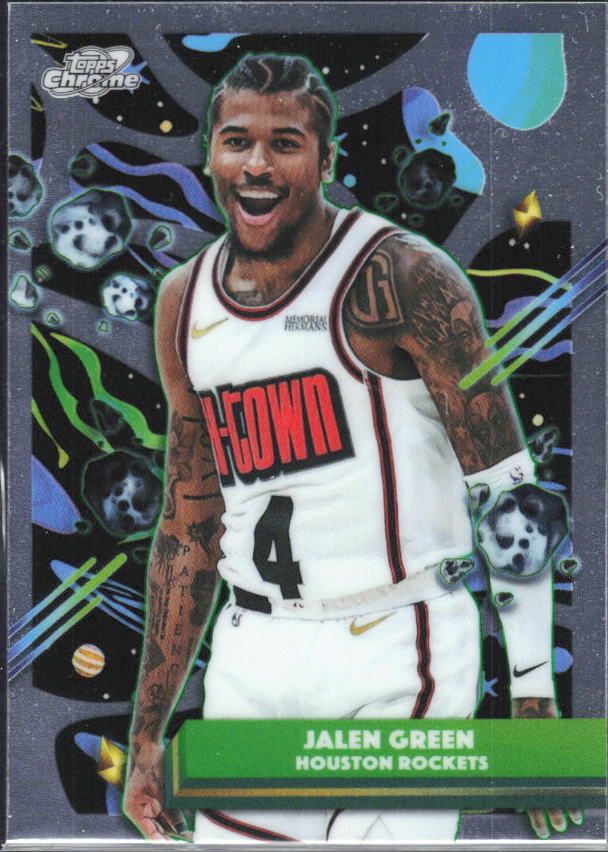 2025-26 Topps Chrome Cosmic #33 Jalen Green - framsida