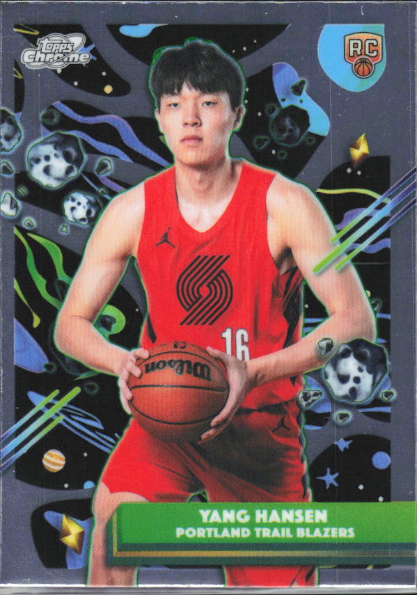 2025-26 Topps Chrome Cosmic #73 Yang Hansen - framsida