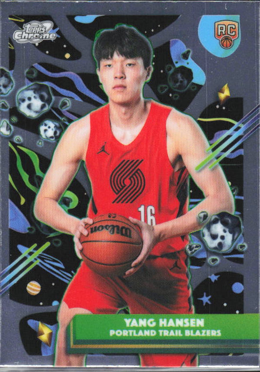 2025-26 Topps Chrome Cosmic #73 Yang Hansen - framsida
