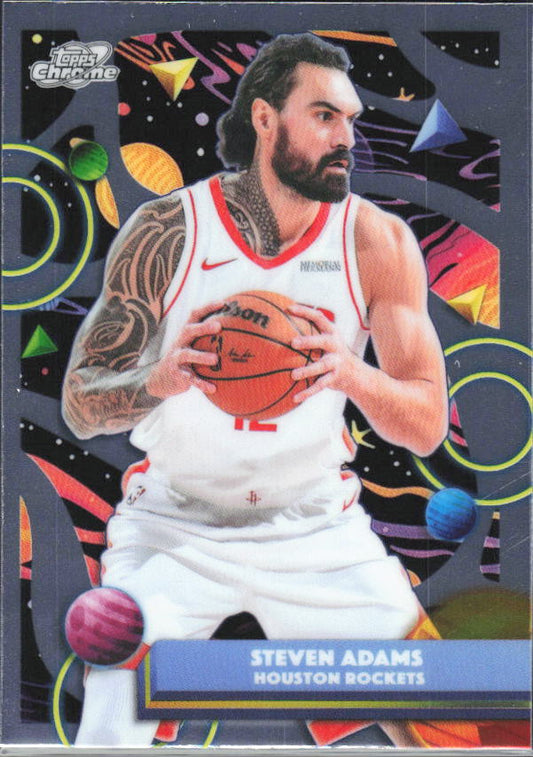 2025-26 Topps Chrome Cosmic #160 Steven Adams - framsida