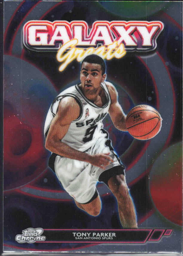 2025-26 Topps Chrome Cosmic #GG-32 Tony Parker Galaxy Greats - framsida