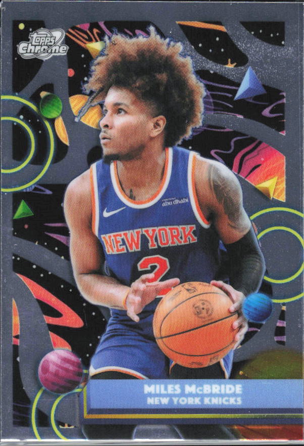 2025-26 Topps Chrome Cosmic #196 Miles McBride - framsida
