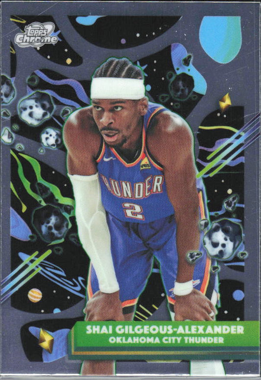 2025-26 Topps Chrome Cosmic #11 Shai Gilgeous-Alexander - framsida