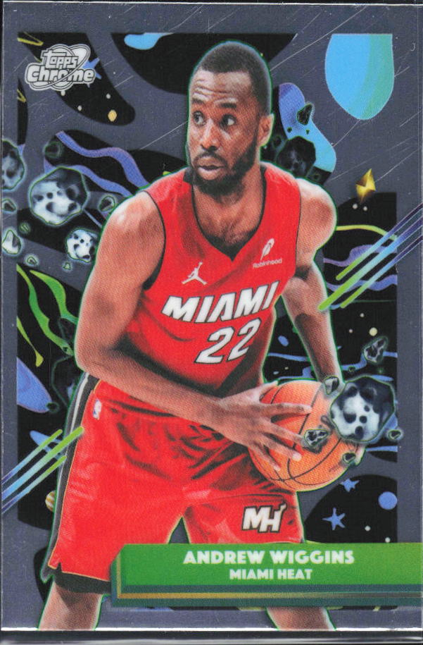 2025-26 Topps Chrome Cosmic #117 Andrew Wiggins - framsida