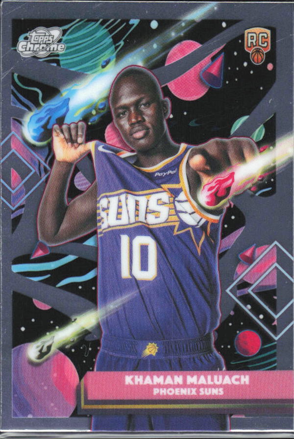 2025-26 Topps Chrome Cosmic #17 Khaman Maluach - framsida