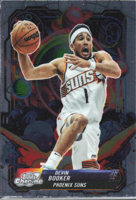 2025-26 Topps Chrome Cosmic #PRP-14 Devin Booker Propulsion - framsida