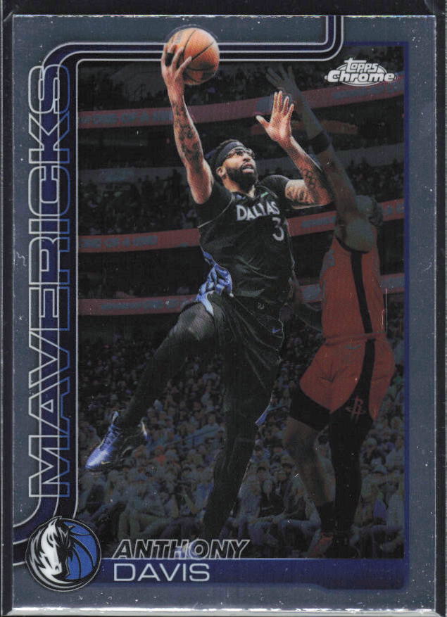 2025-26 Topps Chrome Update #4 Anthony Davis - framsida