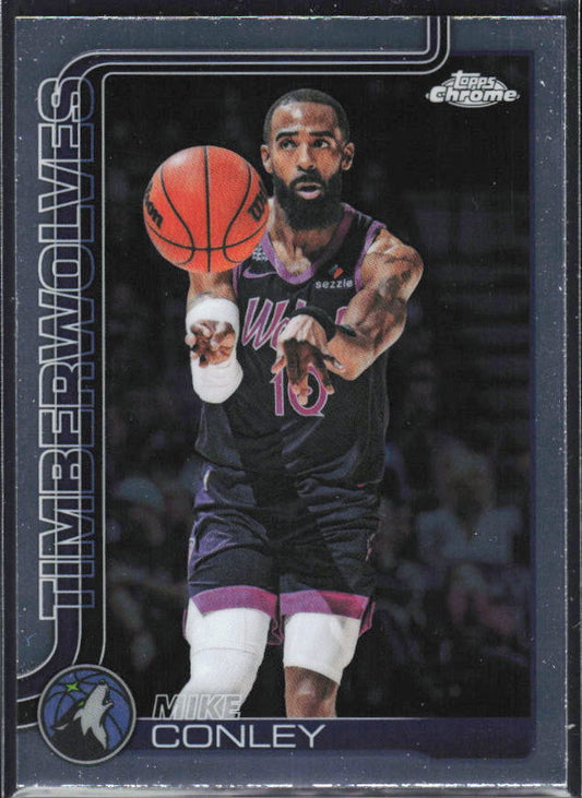 2025-26 Topps Chrome Update #109 Mike Conley - framsida
