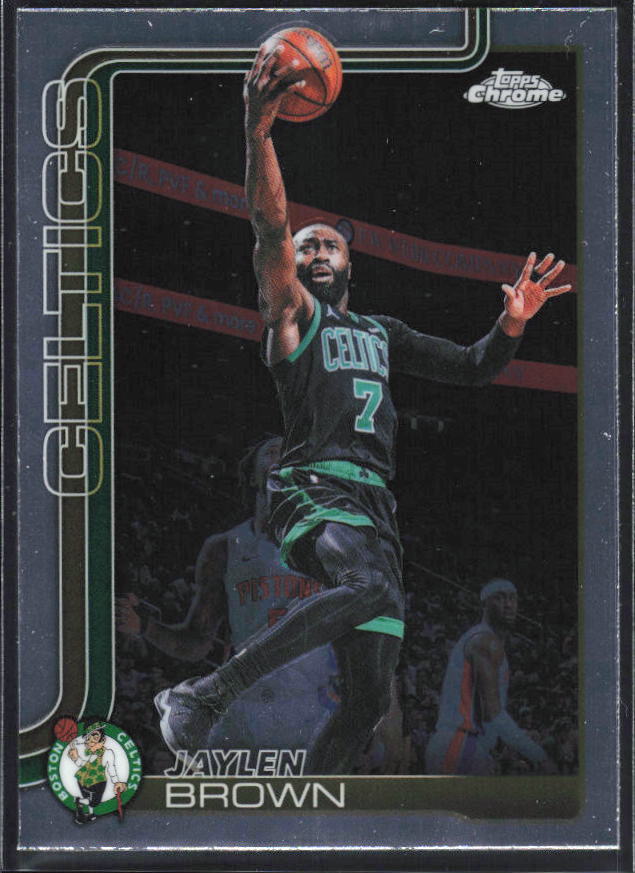 2025-26 Topps Chrome Update #9 Jaylen Brown - framsida