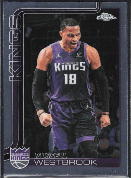 2025-26 Topps Chrome Update #84 Russell Westbrook - framsida