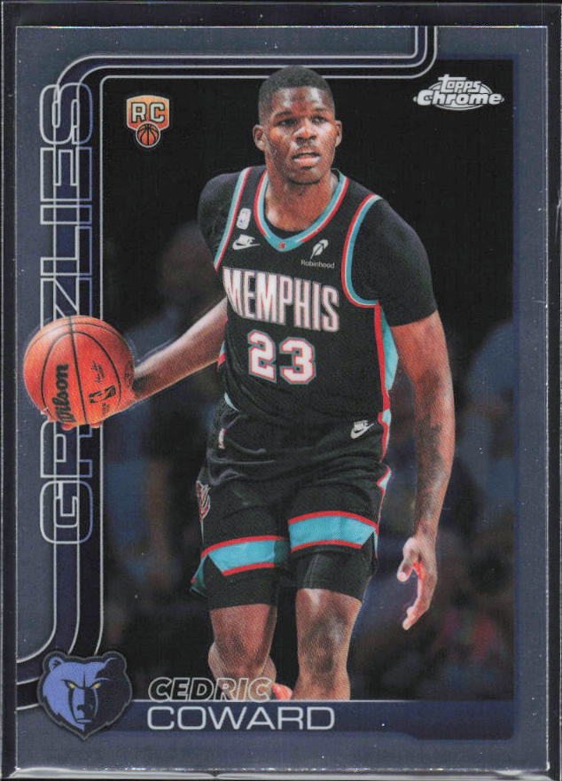 2025-26 Topps Chrome Update #161 Cedric Coward - framsida