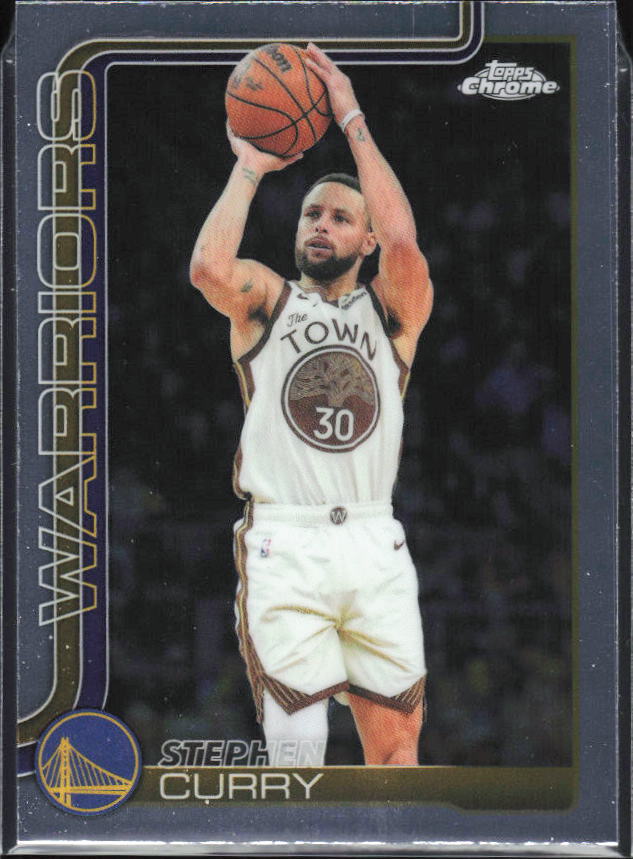 2025-26 Topps Chrome Update #14 Stephen Curry - framsida